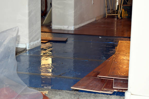 Professional Emergency Water Damage Restoration technician working in Watertown, NY